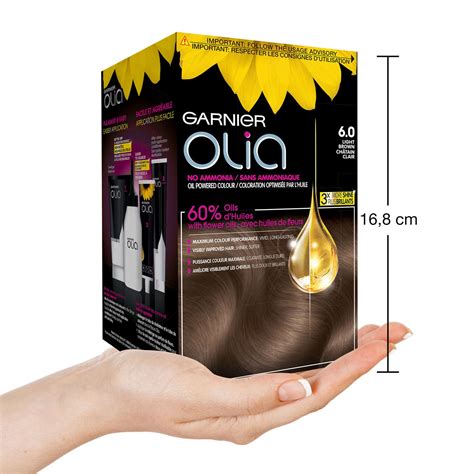 garnier ash light brown|garnier olia 6.0 light brown.